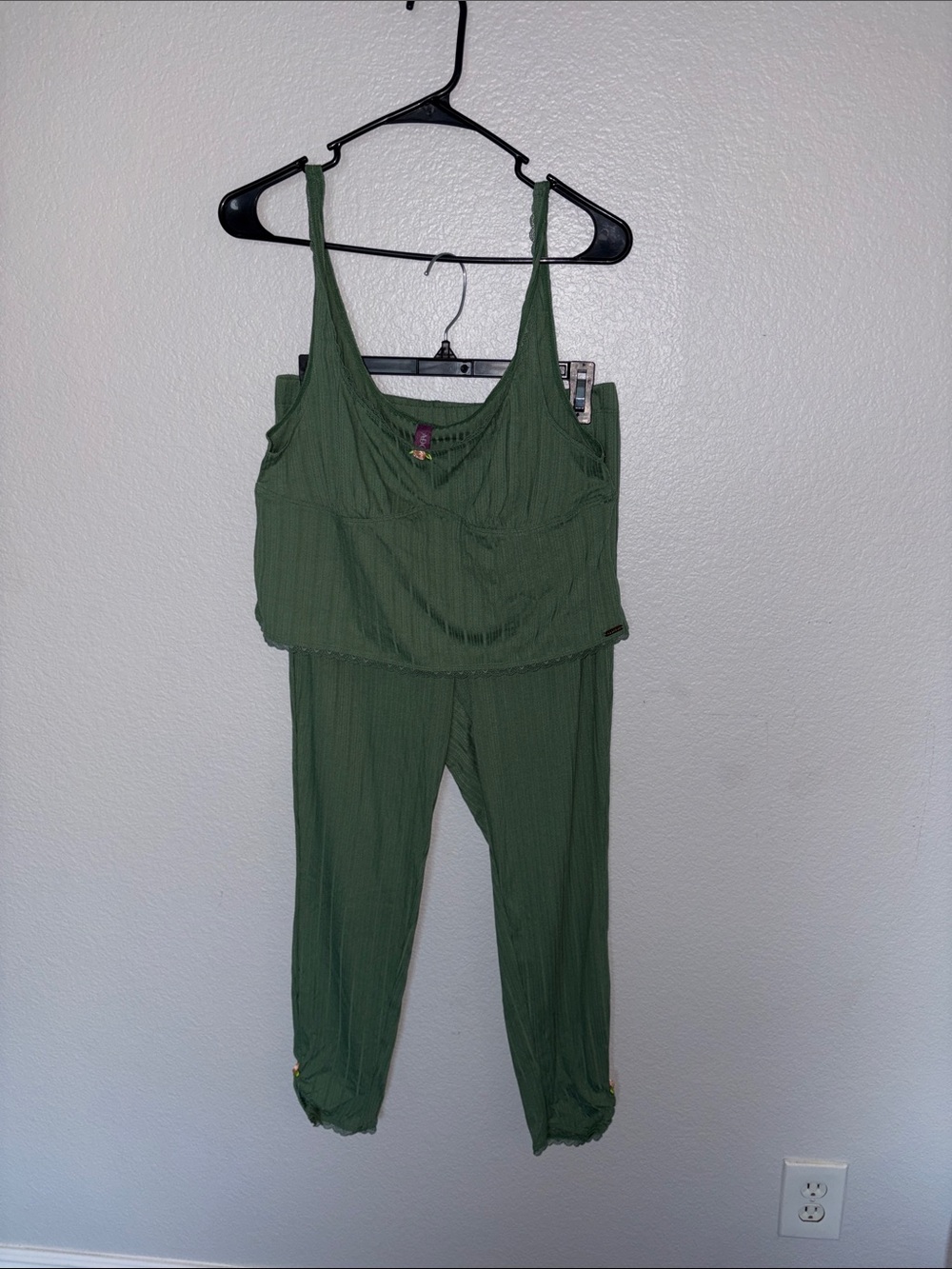 Adore Me Olive Green Matching Set